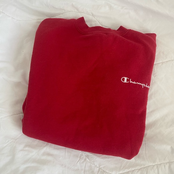 Red Champion Cotton Sweater 🍒 - Picture 3 of 3